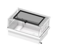 Folpus Réservoir de Tortues Enceinte pour Tortues Terrarium pour Habitat pour Reptiles pour crabes Petits Reptiles, Style B