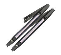 Folpus Sangle D'accordéon, Harnais D'épaule Rembourré Souple, Bretelles Réglables pour Basse de 16 à 120 Pouces, Rose Bleu Foncé