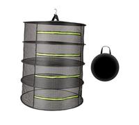 Folpus Séchoir à Herbes Pliable, Filet de séchage pour Fruits de mer, épices, Pots d'extérieur, Grande capacité, Multi-usages, 4 Couches