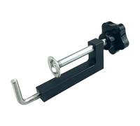 Folpus Serre-Joint Universel pour Table de Travail - Installation Facile - Outils de menuiserie - Serre-Joints Fixes en G de défonceuse et scies, Noir