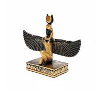 Folpus Statue Déesse Égyptienne Figurine Divinité Ailée Statuette Mythologique Sculpture Résine Peinte à la Main Esthétique Décoration Maison Réunie, L