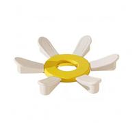 Folpus Support de Balle de Base Socle Stand Porte-boule Plateforme à Traction Renforcée et Appuis Pétales pour Soutenir la, Array, Jaune, Blanc, Base De Fixation Pour Ballon De Yoga
