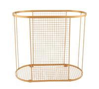 Folpus Support de Rangement pour Salle de Sport, Panier de Rangement pour Tapis de, Support pour Tapis de et haltères, Or