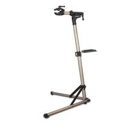Folpus Support de Réparation Vélo avec Pince Serrage Cadre Chevalet d'Atelier Réglage Hauteur Ergonomique Plateau avec Orifices Latéraux Sol Solide Adapté au Garage Atelier Domicile