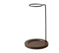 Folpus Support pour cafetière à Filtre en Bois, idéal pour Le Camping, Brun