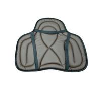 Folpus Tapis de Selle, Coussin de siège équestre antidérapant, Confortable, Respirant, Pratique avec Sangle de Fixation, Coussins d'équitation Polyvalents, Brun