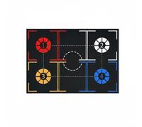 Folpus Tapis d'Entraînement Basketball de Dribble de Pas Rapides de Maniement Du Ballon Surface Adhérente Bicolore Soutenant les Routines, Modèle Enfant 94cm X 67cm X 2.5mm