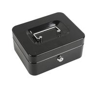 Folpus Tirelire Verrouillable, Organiseur D'argent, Petite Boîte de Rangement, Coffre Au, Tirelire pour Adultes et Enfants, Noir