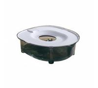 Folpus Toilette d'apprentissage Chat Bac Pot Siège Plateau à Eau Système sans Litière avec Barrière d'eau Contre Les Odeurs Structure PP Stable, Gray