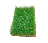 Folpus Touffe d'herbe Modèle Pelouse Touffes Train Chemin de fer Disposition Mini Déchiré à la Main Groupes de végétation d'herbe pour Table, Vert D'été