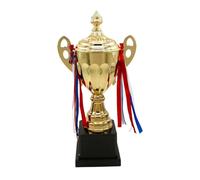 Folpus Trophée Coupe Récompense Polyvalent Décoratif Gagnant Prix Souvenir pour ootball Fête Célébrations Enfants Adultes, 32.5 Cm