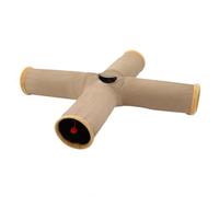 Folpus Tunnel en Croix pr Chat | Conception Pliable Compacte, Tunnel pr Chat Balle, Active, J, Intérieur, Chats,