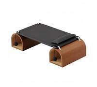 Folpus Tunnel Lit Repos Chat Tunnel Repos Hamac Suspendu Lit Animal Double Ouverture Surface Matelassée Structure Résistante Fer Bois Tissu Technologie, Noir