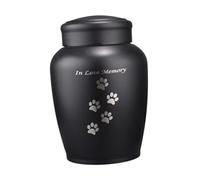 Folpus Urne commémorative pour Animaux de Compagnie, Support de Cendre commémoratif, Bocal de récipient funéraire Crémation urne Acier Inoxydable pour Chaton