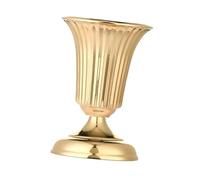 Folpus Vase à Fleurs en métal doré décoratif pour Centre de Table de Mariage, idéal pour Un Bureau, Un hôtel, Un Anniversaire ou Une décoration, S