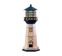 Folpus Veilleuse Phare décorative Nautique avec Musique et lumière, idéale pour Une fête, Une Chambre, Une bibliothèque ou Une Maison.