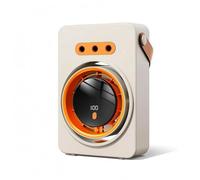 Folpus Ventilateur de Bureau Ventilateur de Table Rafraîchisseur Diffuseur Format Compact 16x8.5x22.5cm Alimentation USB avec Usage sans Fil Réservoir d'Eau, Blanc Cassé