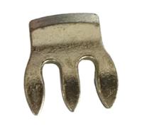 Folpus Violin Mute Silence Fiddle Prong Métal Instrument Accessoire pour Préserver Le Son et Réduire Le Volume Adapté Aux Étudiants Entraînement, or