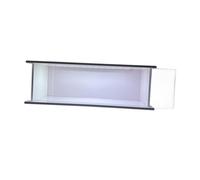 Folpus Vitrine de garage Vitrine pour figurines Vitrine en acrylique anti-poussière Diorama pour blocs de construction Jouets artisanaux Mini poupées