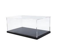 Folpus Vitrine en acrylique pour voitures de collection avec base noire, idéale pour et exposer des véhicules miniatures (échelle 1/32), des statues