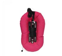 Folpus Wing de Flottabilité Plongée Gilet de Stabilisation Dorsal Vessie Arrière de Plongée Aile Système Compensateur Tissu Nylon Cordura TPU Flexible, Rose Corail