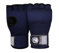 Folpus Wrist Wraps Gants d'Entraînement Fingerless Gants de Boxe Mitaines de Sparring Protège Mains avec Bande Poignet Longue et Rembourrage Adapté aux, Bleu, Taille Unique