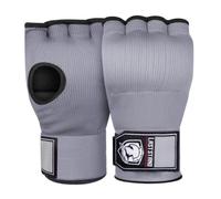 Folpus Wrist Wraps Gants d'Entraînement Fingerless Gants de Boxe Mitaines de Sparring Protège Mains avec Bande Poignet Longue et Rembourrage Adapté aux, Gris Clair, Taille Unique