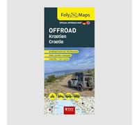 FolyMaps OFFROAD Croatia 1:250 000: Special map with over 80 off-road tracks