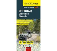 FolyMaps OFFROAD Slovenia 1:250 000: Special map with 56 off-road tracks