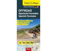 FolyMaps OFFROAD Spanish Pyrenees 1:250,000: Special map with over 60 off-road tracks