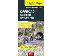 FolyMaps OFFROAD Western Alps 1:250,000: Special map with over 60 off-road tracks