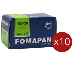 FOMA Fomapan Action 135 400 ASA 36 Poses - Lot de 10