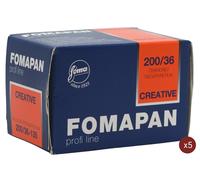 FOMA Fomapan Creative 135 200 ASA 36 Poses - Lot de 5