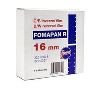 Foma Fomapan R100 Noir et Blanc de Polarités Film Super 16 mm x 30,5 m., Single perforé