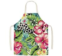 FOMAISELF Tablier de cuisine enfant en lin-modèle de plante tablier pour enfants, tabliers fille fils pour la fête de peinture de cuisson de cuisson