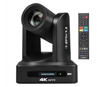 FoMaKo 4K@60fps NDI HX3 PTZ Caméra, Sortie NDI 4K@60, Suivi Automatique IA, 20x Zoom, 3G-SDI/HDMI 2.0/USB 3.0/LAN, Caméra Professionnelle pour Service Religieux, éducation et Concerts (K800N)