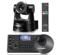 FoMaKo BH201 Ensemble de Caméra SDI PTZ, 20x Zoom Optique, Suivi-Automatique IA 1080P 60ips avec 3G-SDI HDMI USB3.0 LAN(PoE), Combinaison de Caméras avec 1*Caméra PTZ SDI 20x Zoom + 1* Contrôleur PTZ