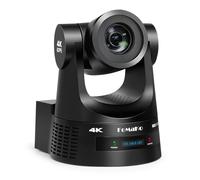FoMaKo Caméra 4K 60fps NDI PTZ, prend en charge la sortie NDI HX3 4K 60fps, zoom optique 20x, suivi automatique Gen 3 AI, 3G-SDI/HDMI/NDI/USB/PoE, idéal pour Church Worship & Live Studio, K600N noir