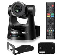 FoMaKo Caméra PTZ NDI HX3, 20x Zoom Optique, Suivi Automatique IA 1080P 60fps, avec 3G-SDI/HDMI/USB3.0/LAN(NDI|HX3, NDI6, PoE), pour Youtube OBS Diffusion en Direct (KN20A Pro Noir)