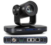 FoMaKo K820S Caméra PTZ NDI 12G-SDI 4K 60FPS Zoom optique 20x, Suivi automatique 4KP60 AI Gen 3, CMOS 1/1.8 UHD 8,42 MP, HDMI USB3.0 12G-SDI pour église, culte, éducation, conférences