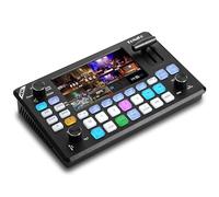 FoMaKo KC602 Mélangeur Vidéo 4K 60FPS avec Écran 5.5 Pouces, 4-Canaux HDMI & USB3.0 pour Streaming Multi-Caméras, pour Youtube vMix OBS Live Streaming, Prise en Charge du Contrôleur PTZ