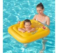 Bestway Swim Safe ABC WonderSplash Bouée culotte carrée pour bébé 3 anneaux 76 x 76 cm
