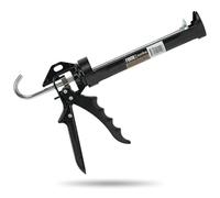 FOME FLEX AutoStop Pistolet à cartouche en silicone | Anti-goutte | Force de pression 2000 N | Rapport de transmission 14:1 | Poignée robuste en aluminium | Presse à cartouche professionnelle pour