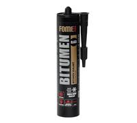 Fome Flex Colle bitume - 1 x 310 ml - Mastic bitume résistant aux intempéries - Mastic d'étanchéité et colle froide pour réparations et étanchéité des gouttières, revêtements de toit, bardeaux,