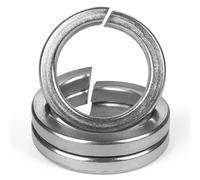 FOMGIIN Rondelles de Sécurité Fendues en Acier Inoxydable M5, 20 Pièces Rondelle Autobloquante Rondelles Ressort Inox 304, Rondelle de Blocage Frein Ressort Grower, pour Vis Ecrou Boulon