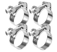 Fomiata Lot de 4 colliers de serrage en T en acier inoxydable 201, plage de serrage 40-43 mm, largeur de bande 20 mm (40-43 mm, 4 pièces)