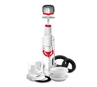 Fominaya TYF10-3G Déchargeur universel pour chasse d’eau avec bouton, base et joints, raccord Roca.
