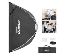 FOMITO Boîte à lumière rectangulaire de 60 x 90 cm, avec grille en nid d'abeille, diffuseurs de lumière, sac pour Godox SL-60W SL60IID SL150R SL300R Aputure 120d, etc