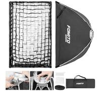 FOMITO Bowens Boîte à lumière rectangulaire à dégagement rapide avec grille de faisceau pour éclairage de studio photo 60 x 90 cm