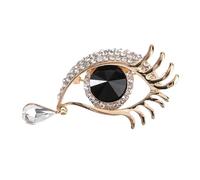 FOMIYES 1 Broche En Alliage Noir Pour Femme Accessoire Élégant Idéal Pour Décorer Un Corsage Une Robe Ou Un Mauvais Œil
